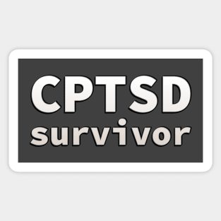 CPTSD (complex post traumatic stress disorder) survivor Sticker